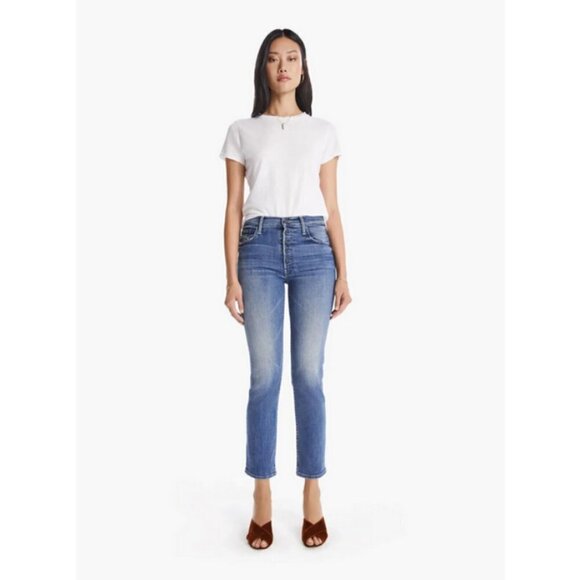 💕MOTHER💕 The Pixie Tomcat Ankle Jeans ~ Daytime Warrior 26 NWT - Picture 2 of 16